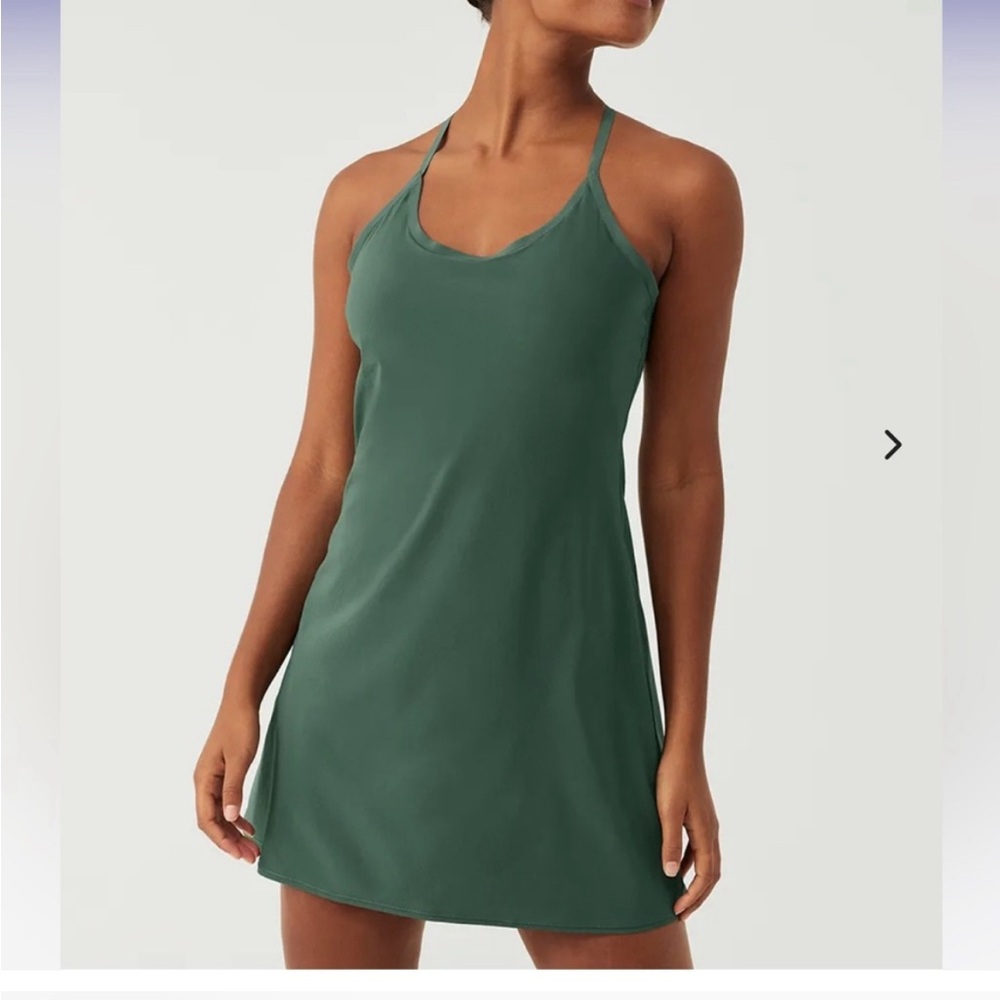 Outdoor Voices The Exercise Dress in Evergreen